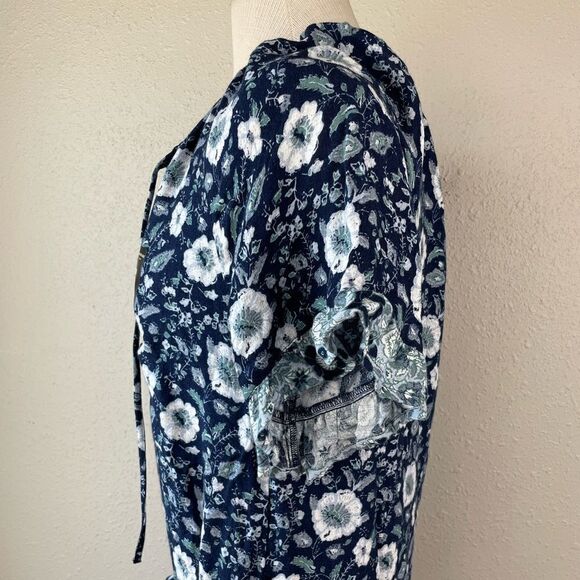 NWT Lucky Brand Blue Floral Dress Size M - Picture 3 of 8